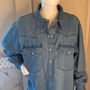 Banana Republic, Size XL, Blue Denim